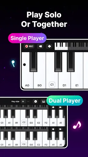 Скриншот 8 — Учись играть: Вирт. пианино