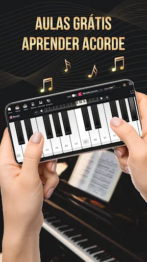 Скриншот 1 — Piano: Aprender Piano & Notas