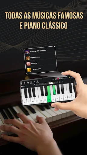 Скриншот 2 — Piano: Aprender Piano & Notas