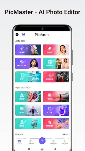 Скриншот 2 — PicMaster - AI Photo Editor