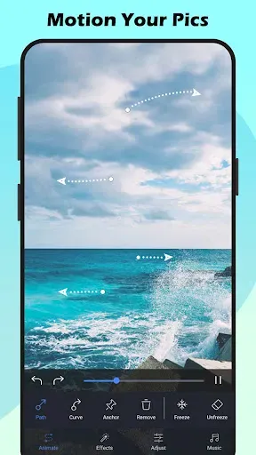 Скриншот 1 — Pic Motion: Make Photos Lively