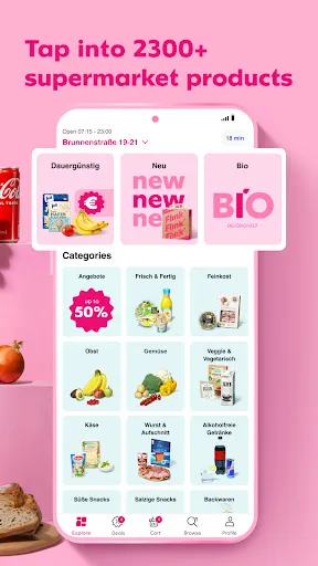 Скриншот 2 — Flink: Groceries in minutes