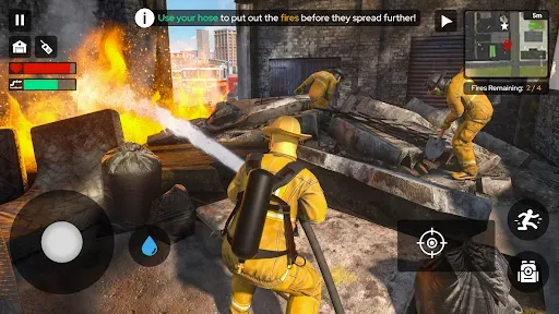 Скриншот 1 — Fire Truck Firefighter Squad