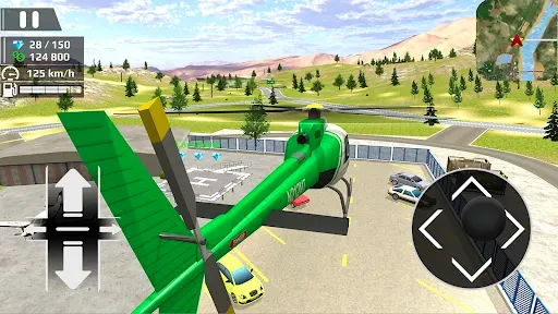 Скриншот 8 — Helicopter Flying Car Driving