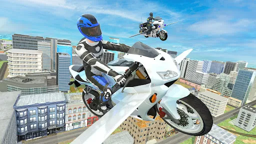 Скриншот 7 — Flying Motorbike Simulator
