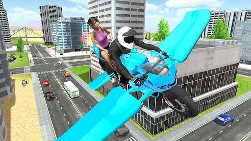 Скриншот 8 — Flying Motorbike Simulator