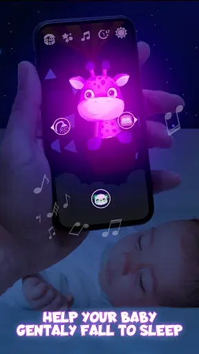Скриншот 1 — Baby night light & white noise