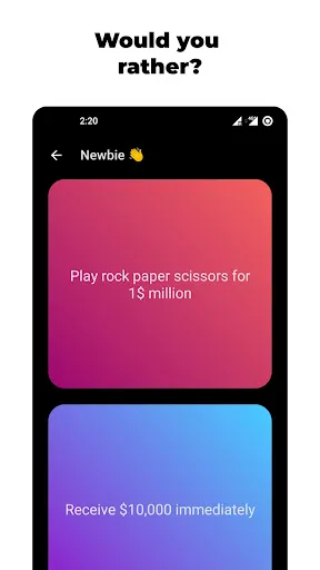 Скриншот 7 — PickOne: Would you rather?
