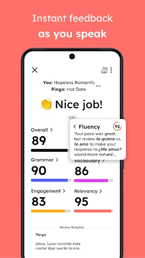 Скриншот 4 — Language Learning: Pingo AI
