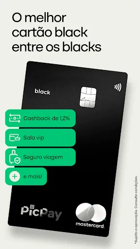 Скриншот 3 — Banco PicPay: Cartão, Pix e +