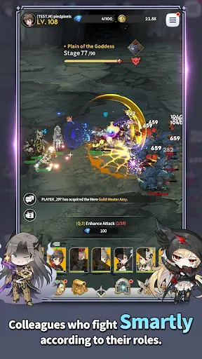 Скриншот 2 — Gran Saga Idle:KNIGHTSxKNIGHTS