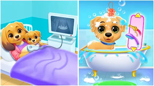 Скриншот 1 — Dog Parenting fun Games