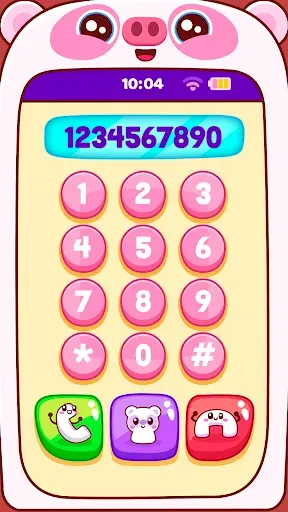Скриншот 1 — Веселая игра «Детский телефон»