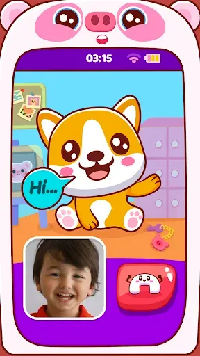 Скриншот 2 — Веселая игра «Детский телефон»