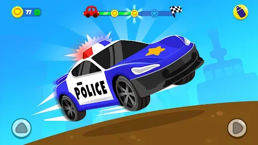 Скриншот 1 — Car Games For Kids: Toddler