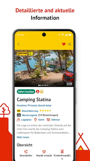 Скриншот 4 — PiNCAMP Camping by ADAC