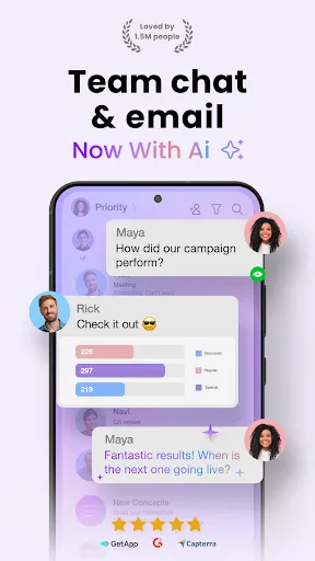 Скриншот 1 — Spike: AI Email & Team Chat