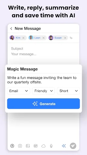 Скриншот 3 — Spike: AI Email & Team Chat