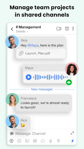 Скриншот 4 — Spike: AI Email & Team Chat