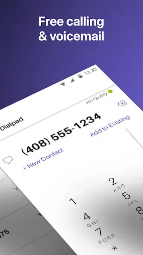 Скриншот 2 — Text Free: Calling & Texting