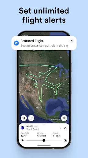 Скриншот 8 — Plane Finder - Flight Tracker