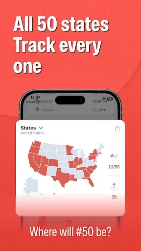 Скриншот 3 — Pin Traveler: Travel Tracker