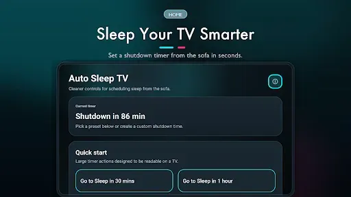 Скриншот 1 — Auto Sleep TV