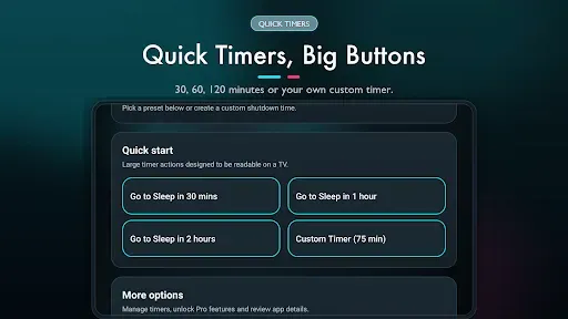 Скриншот 2 — Auto Sleep TV