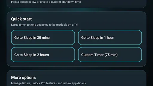 Скриншот 6 — Auto Sleep TV