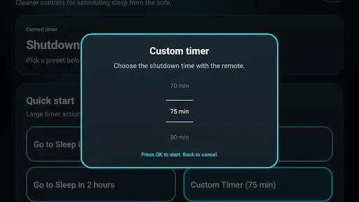 Скриншот 7 — Auto Sleep TV