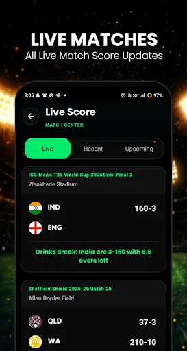 Скриншот 3 — Live Cricket TV Streaming