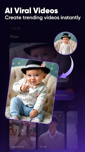 Скриншот 2 — Pivo AI - AI Video Maker