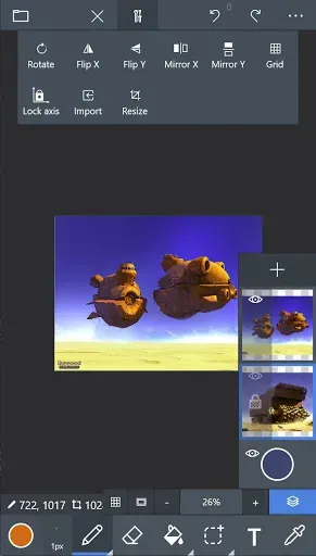 Скриншот 3 — Pix2D - Pixel art studio