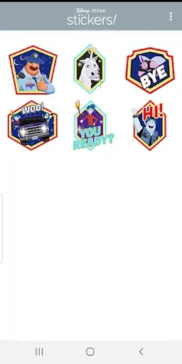 Скриншот 2 — Pixar Stickers: Onward