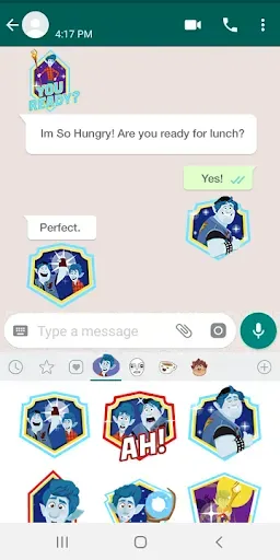Скриншот 7 — Pixar Stickers: Onward