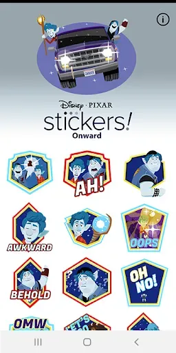 Скриншот 8 — Pixar Stickers: Onward