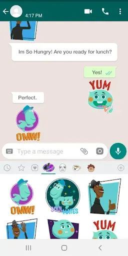 Скриншот 2 — Pixar Stickers: Soul