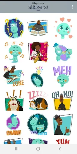 Скриншот 3 — Pixar Stickers: Soul