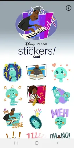 Скриншот 5 — Pixar Stickers: Soul
