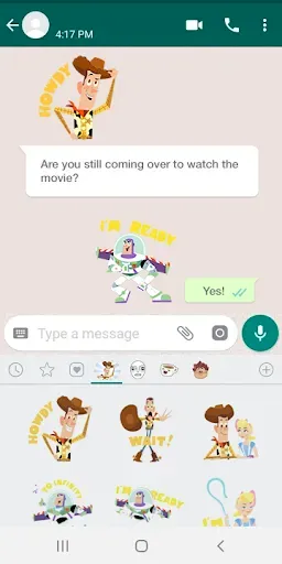 Скриншот 3 — Pixar Stickers: Toy Story 4
