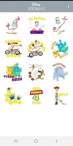 Скриншот 4 — Pixar Stickers: Toy Story 4