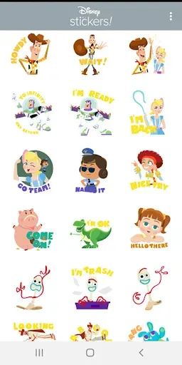 Скриншот 5 — Pixar Stickers: Toy Story 4