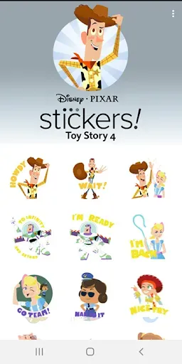 Скриншот 6 — Pixar Stickers: Toy Story 4
