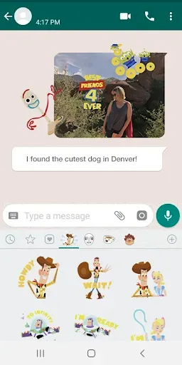 Скриншот 7 — Pixar Stickers: Toy Story 4