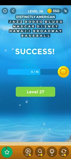 Скриншот 3 — Word Stacks Letter Puzzle Game