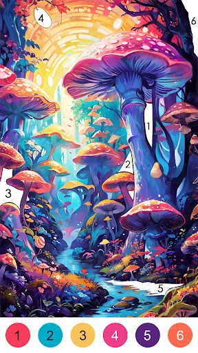 Скриншот 8 — Фэнтези Раскраска По Номерам