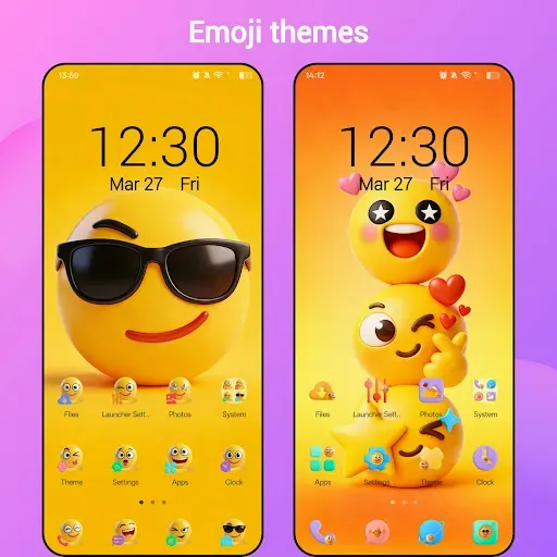 Скриншот 2 — Happy Launcher: Smile Emoji