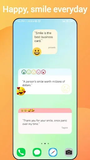 Скриншот 4 — Happy Launcher: Smile Emoji