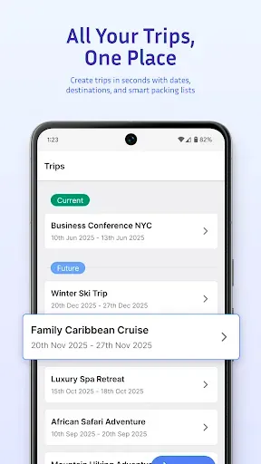 Скриншот 6 — Trip Packing List: QuickPack