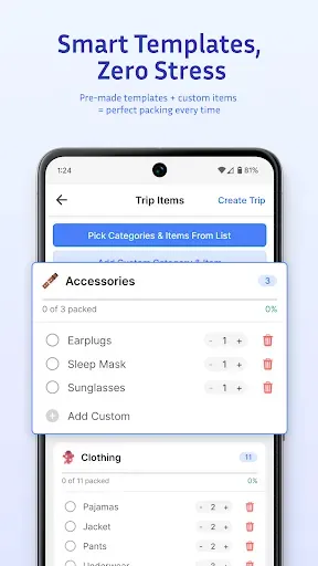 Скриншот 7 — Trip Packing List: QuickPack